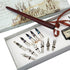 OPENDGO Calligraphy Pens Set - Handcrafted Wooden Dip Pen Calligraphy Set with 11 Nibs & Black Ink