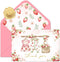 Whaline 50 Pcs Strawberry Baby Shower Thank You Cards with Envelopes Stickers