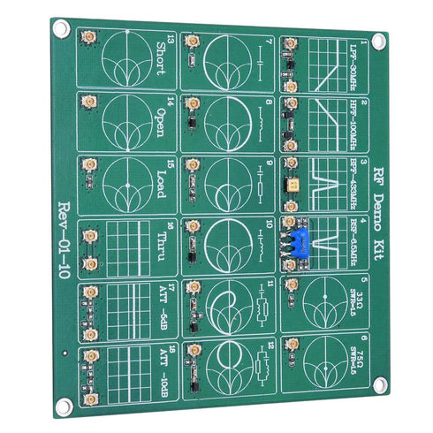 Garosa Frequency Test Board Demo Kit, VNA Test Module Vector Network Analyzer Breadboard Test Protoboard Filter Module
