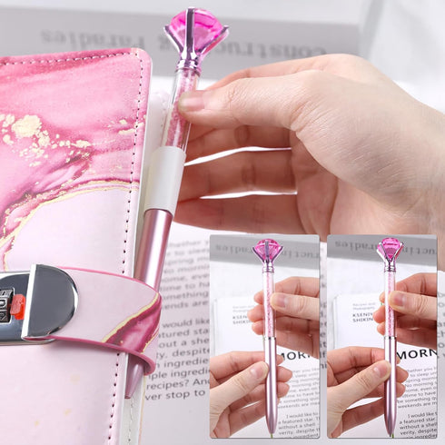 Koogel Diary with Lock, A5 PU Leather Journal with 120 Sheets, Password Locked Travel Notebook with Pen