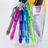BAZIC Ballpoint Pen Palm Mini Pens with Key Ring, Black Ink 1.0 mm Bold Point, Smooth Writing (5/Pack), 24-Pack
