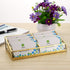 Hipiwe 8 Countertop Glass Business Card Holder Stand Slot Name Cards Display Storage Holder Gold Metal Business Cards