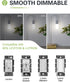 Dimmable E26 Bulb 40W E26 Bulbs 4W 5000K E26 Bulb AC120V 400lm T14 T45 Bulb 6 Pack Frosted LED Equivalent Light