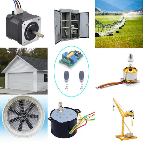 110V Winch 433MHz (2X 433MHz) Universal AC Motor Remote Control Switch Forward and Reverse Remote Control Pump Door