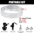 5 3/16" MRbrew FT Ball Lock Beer Line Assembly Kit, Liquid Line with Picnic Tap Faucet PVC Brewing Tubing Ball Lock