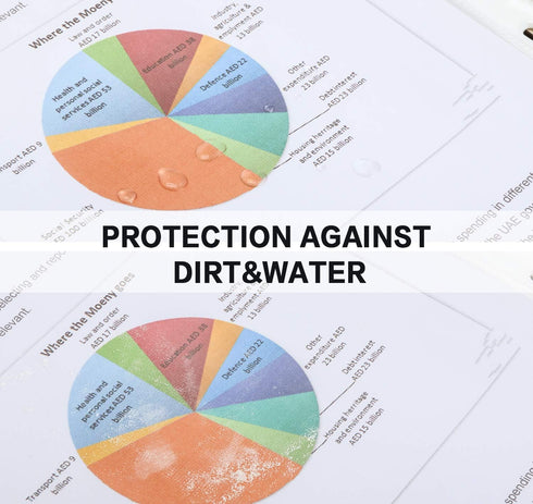 PANDRI 600 Pack Clear Heavy Duty Plastic Page Protectors, Fits Standard 8.5 x 11 Paper, 11-Hole for 3 Ring Binder