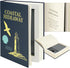 Large Decorative Book Safe with Combination Lock, 10.82"7.67"1.77" Hidden Storage Diversion Box
