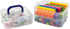 Teacher Created Resources Clear Stackable Storage Containers, 7"L x 6.5"W x 5.38"H