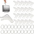ISTOOLCO 20 PCS Paper Towel Dispenser Key, with 20 Metal Rings Suitable Key