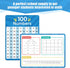 Dry Erase Number Line Whiteboard 9" x 12" 1-100 Double-Sided Math Practicing Chart for Kids, Classroom Supplies