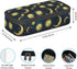 Moon Sun and Stars Pencil Case Bag, Gold Celestial Bodies Boho Style Pen Holder for Kids, Students, Desk Organizer