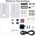 DIY Thermo-Hygrometer Soldering Kit, ICSTATION Temperature and Humidity Meter with Expression LED, / Switchable STEM