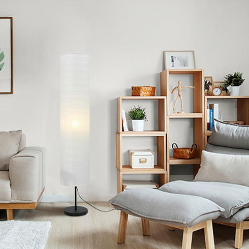 Fockety 94cm 37 Inch Bulb ZVQNA5HWIP Rice Paper Floor Lamp Shade, Paper Floor Lampshade Light Accessories Paper Lamps