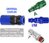 YOTOO Universal Air Coupler and Industrial Plug Kit, 15 Pcs Durable Aluminum Quick Connect Fittings