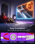 WILLED RGB LED Strip Lights, Under Bed Light Motion Activated Sensor, RF Remote Control with Timer, Color Changing