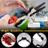 8" 6 Function MIG Welding Pliers - Dual-Sided Gage Standard Metal Gauge Measurement and Tungsten Carbide Scriber