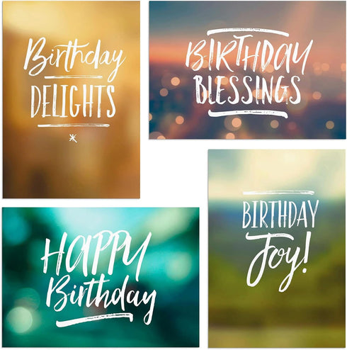 Dayspring Birthday Boxed Cards, Simply Stated, 12 Cards, KJV, 60937