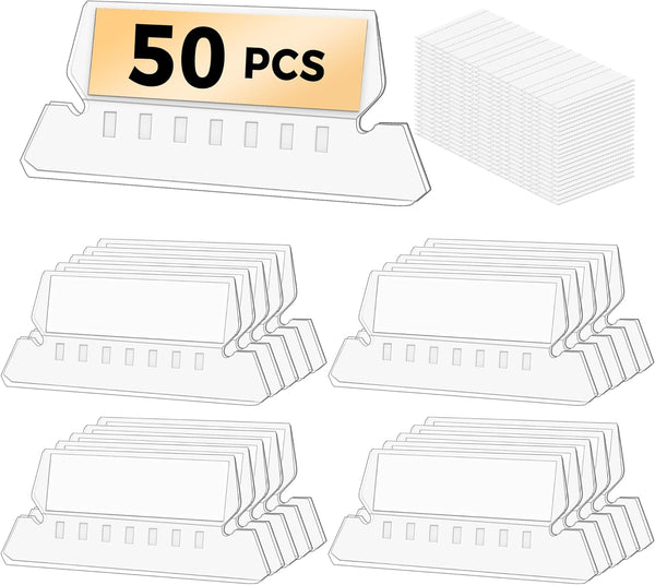 File Folder Labels - SUNEE 50 Sets Hanging File Folder Tabs Labels and Inserts for Hanging Files Folders