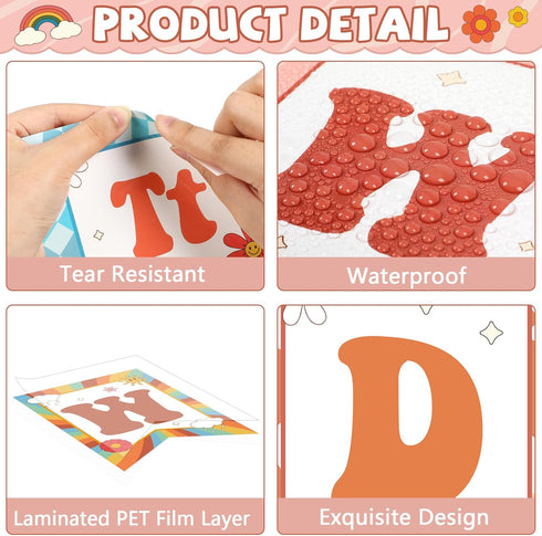 gisgfim Word Wall Classroom Bulletin Board Set, Alphabet Letters for Wall Decoration in Preschool Primary School