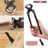 4-Pieces Set, 12-inch 8-inch 10-inch 7-inch MAXPOWER Pry Bar Utility Claw Pry Bar, Nail Puller, and Flat Pry Bar