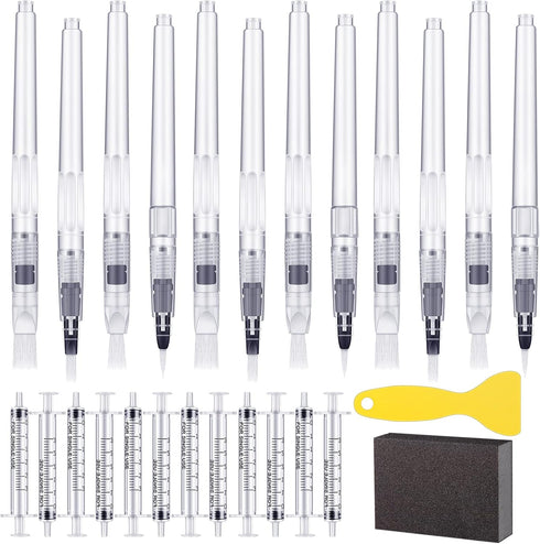 26 Pcs Touch Up Paint Pen Refillable Wall Repair Kit - Fillable Paint Brush Pens for Interior Paint Touch Ups