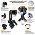 FEUNLEM (1) Clip On Mirror for Computer Monitor & Laptop, Convex Rear View Mirror for Office Monitor, Desk, Cubicle