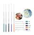 Reusable Inoculating Loops Set - Cell Streaking Tools Perfect for Bacteria Cell Tissue Culture (5 Pack)