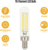 5334020 5 (60 T6 Dimmable Bulb, 6 Pack Westinghouse Lighting Watt Watt Equivalent) Clear Filament LED Light Candelabra