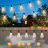 Hobbynors ST38 25FT 12+1 Bulbs, E12 Commercial 2700K Outdoor String Lights with LED Socket, Waterproof Grade, Warm