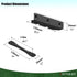 Explranltec 11 (48'') Deck Sunblind System Brackets, Louver Hardware System for Blinds and shutters, Heavy-Duty Steel