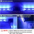 LightingWill 4Pin 10mm, 10 4 5050 RGB LED Connectors PCS Strip to Wire Connector Transparent Solderless, LED Tape Light