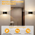 MSKEPSL Dimmable LED Wall Sconce Battery Operated, Modern Aluminum Wall Mount Light Rechargeable, Touch Control Wall