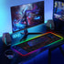ToLuLu RGB Gaming Wireless Charging Mouse Pad, 10 Light Modes LED Mouse Pad, Extended Large Desk Mat for Gaming