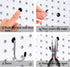 Pegboard Hook Locks, 60PCS, for Stopping Hooks from Falling Off, Black