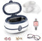 Ultrasonic Jewelry Cleaner, 40kHz Professional Cleaner Machine with Carry Holder and Cleaning Basket for Jewelry,