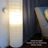 MUNEFE Rice Paper Floor Lamp Shade, Paper Lern Lamp, Rice Paper Floor Lamp for Protectin Your Floor Lamps From Damae