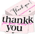 RYIGYWE 50PCS Customer Thank You Cards Thank You for Supporting My Small Business