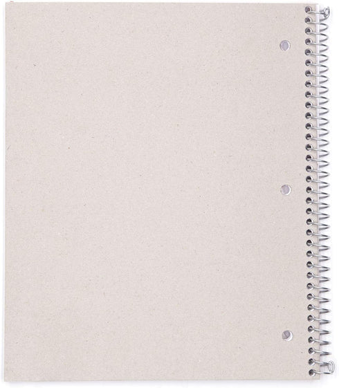 Mintra Office Durable Spiral Notebooks, 1 Subject, Teal, College Ruled, 3 Pack, 100 Sheets