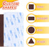 Felt Furniture Pads, Non Slip Self Adhesive Cuttable Felt Tape Brown Heavy Duty Roll for Protecting Floors
