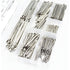 100pcs 304 Stainless Steel Cotter Pin Clip Key Fastener Assortment Kit for Automotive Mechanics and Small Engine Repair