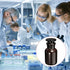 PATIKIL 125mL Reagent Media Bottle, 1Pcs Round Wide Mouth Glass Storage Bottle with Amber Cap
