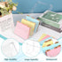 DLUGOPIS 4x6 5 150 Index Card Holder Acrylic Index Card Organizer Clear Index Card Box Flash Card Holder with Index