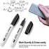Basic Fine Tip Dry Erase Markers, Black, 72 Count Low-Odor Whiteboard Markers Bulk for Office Supplies