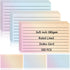 DOSTATNI 100 Pack Ruled Index Cards 3x5 Gradient Colored Index Cards Heavy Weight