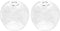 Cabilock Metal Lamp Shade Set of 2 Open Design Silver Lampshades for