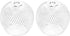 Cabilock Metal Lamp Shade Set of 2 Open Design Silver Lampshades for