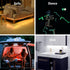2PCS Lights,Dimmable Decoration,2000mAH WOBANE Rechargeable LED Strip RGB Rope Lighting with Remote,Battery Operated