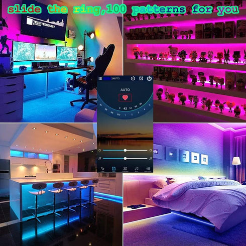 DARKPROOF WS2812B WS2811 SK6812 (1) LED Pixel Light WiFi Bluetooth IR Remote Combine Controller for Addressable RGBIC
