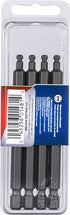 Mayhew Tools 19518-4 USA SAE Ball Hex Power Bit - 9/64 x 3.5", 4-Pack