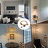 CAFULAM Industrial Hanging Light with Plug in Cord - Hemp Rope On/Off Switch, Farmhouse Pendant Light for Dining Room